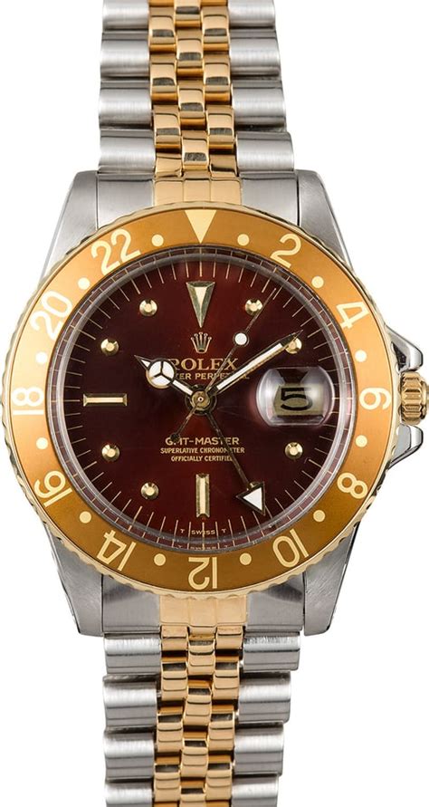 vintage root beer rolex gmt-master model 1675|Rolex GMT Master 1675 price.